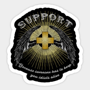 Support Main T-Shirt Sticker